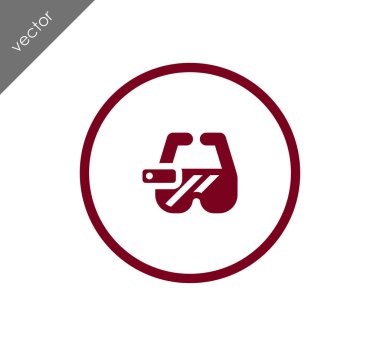 3d gözlük illüstrasyonu