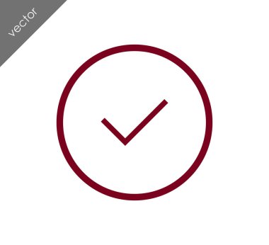 onay işareti simgesi 