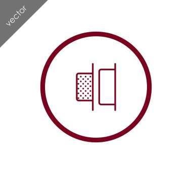 Yatay Dağıt nesneleri sağ simge