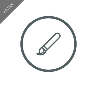 Boyama fırça simgesini