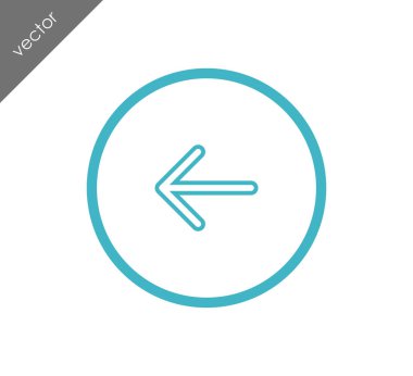 sol navigasyon ok simgesi