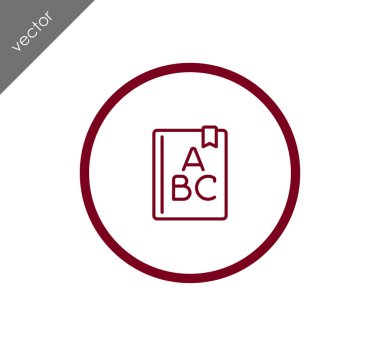 Alfabe kitap simgesi