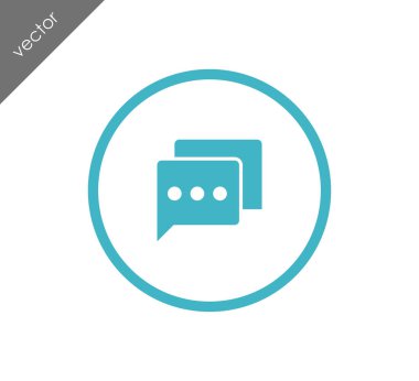 konuşma balonları simgesi 