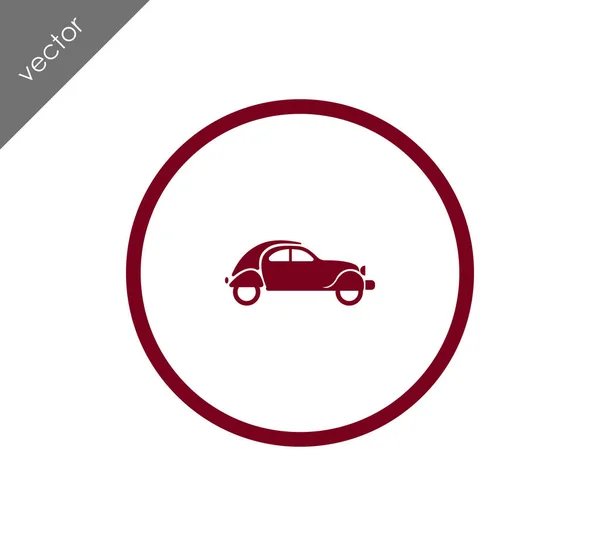 Icona dell'automobile, illustrazione — Vettoriale Stock