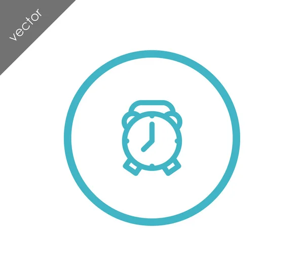 Icono del reloj despertador — Vector de stock