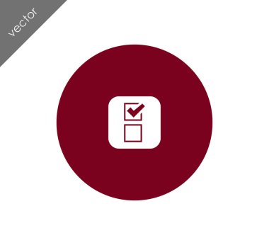 onay işareti simgesi.