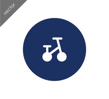 Bisiklet basit simgesi