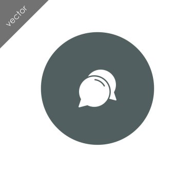 Konuşma simgesini simgeleri 