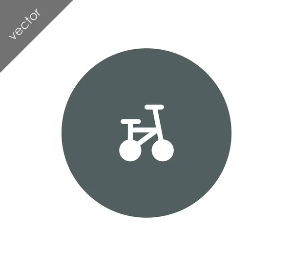 Bicycle simple icon — Stock Vector