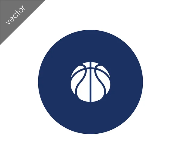 Diseño del icono del baloncesto — Archivo Imágenes Vectoriales