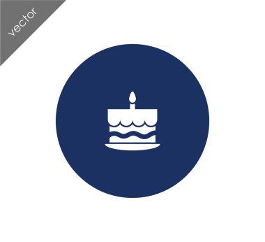 doğum günü pastası simgesi