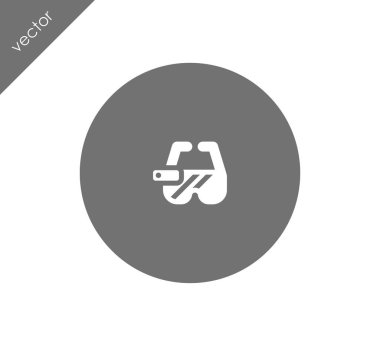 3d gözlük illüstrasyonu