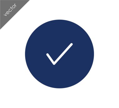 onay işareti simgesi.