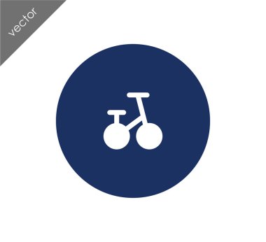 Bisiklet basit simgesi