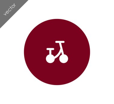Bisiklet basit simgesi