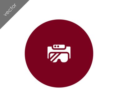 3d gözlük illüstrasyonu