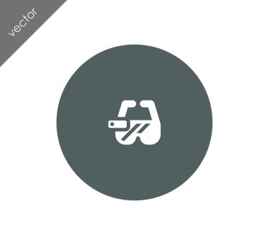 3d gözlük illüstrasyonu