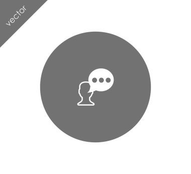 Sohbet simgesi tasarım