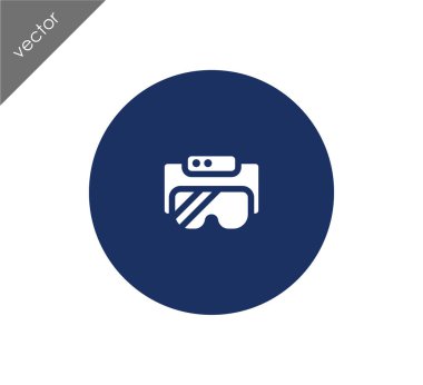 3d gözlük illüstrasyonu