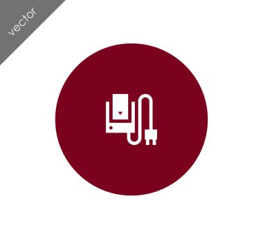 Şarj cihazı tak simgesi