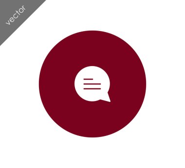 Metin balonu simgesinin