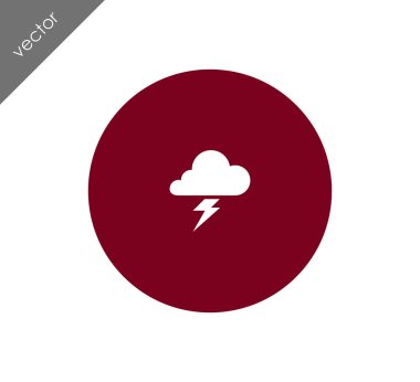Yıldırım bulut simgesi