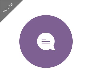 Metin balonu simgesinin