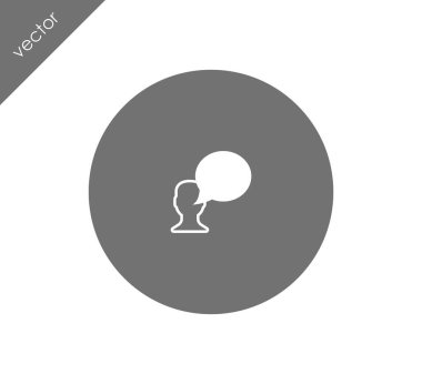 Sohbet simgesi tasarım