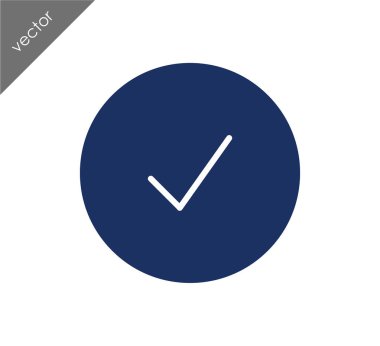 onay işareti simgesi.