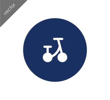 Bisiklet basit simgesi