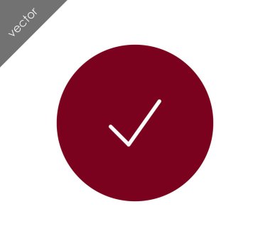 onay işareti simgesi.