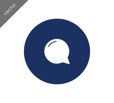 Düşünce balonu simgesinin