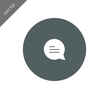 Metin balonu simgesinin