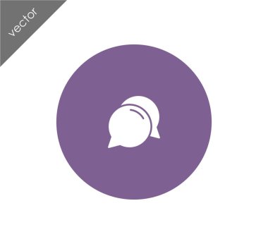 Konuşma simgesini simgeleri 