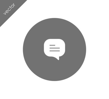 Metin balonu simgesinin