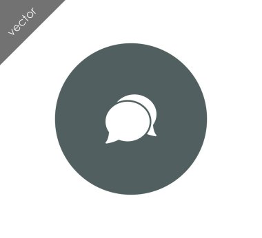 Konuşma simgesini simgeleri 