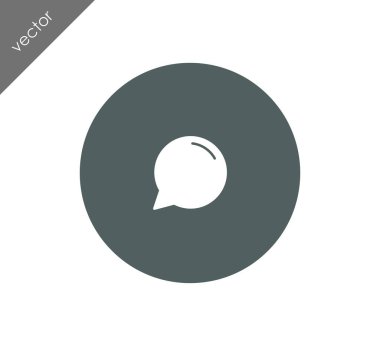 Düşünce balonu simgesinin