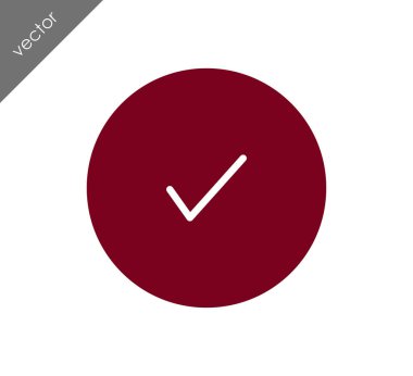 onay işareti simgesi.