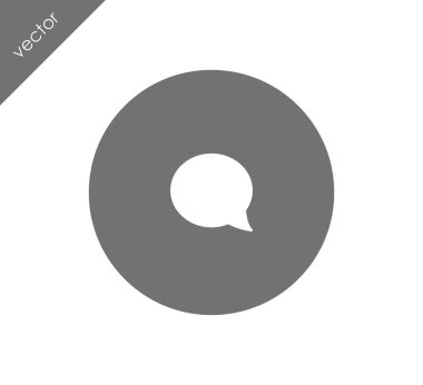 Düşünce balonu simgesinin