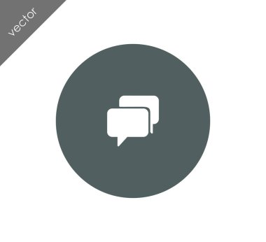 Konuşma simgesini simgeleri 