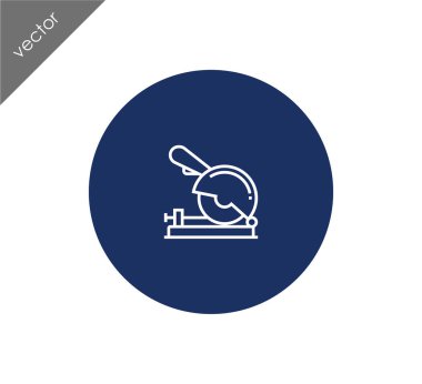 Daire testere simgesi