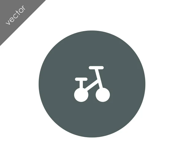 Bicycle simple icon — Stock Vector