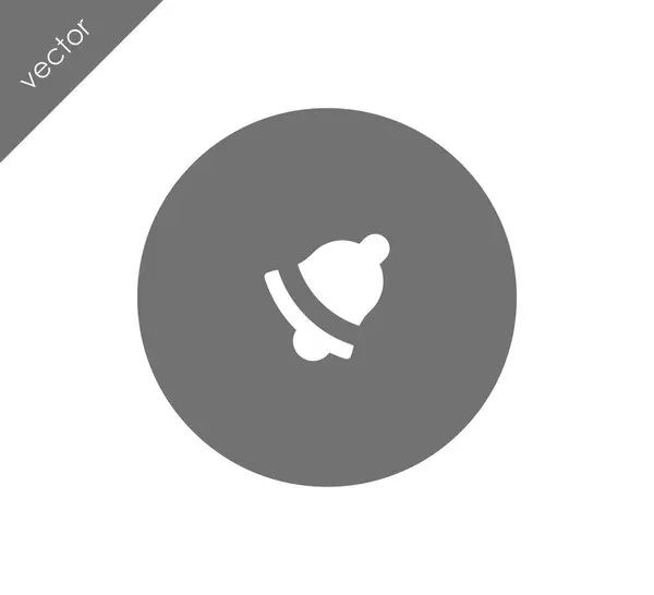 Icône de cloche d'alerte — Image vectorielle