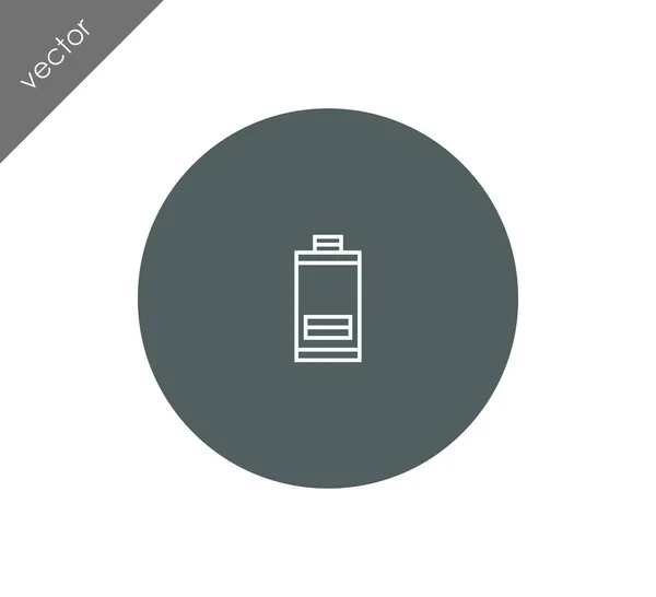 Egyszerű akkumulátor ikon — Stockvector