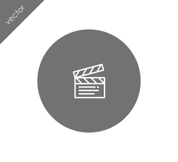 Film duig pictogram — Stockvector