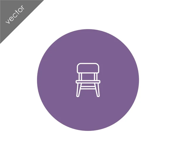 Fotel ikona ilustracja — Wektor stockowy