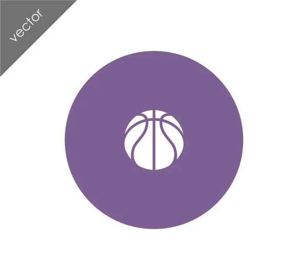 Design der Basketball-Ikone — Stockvektor