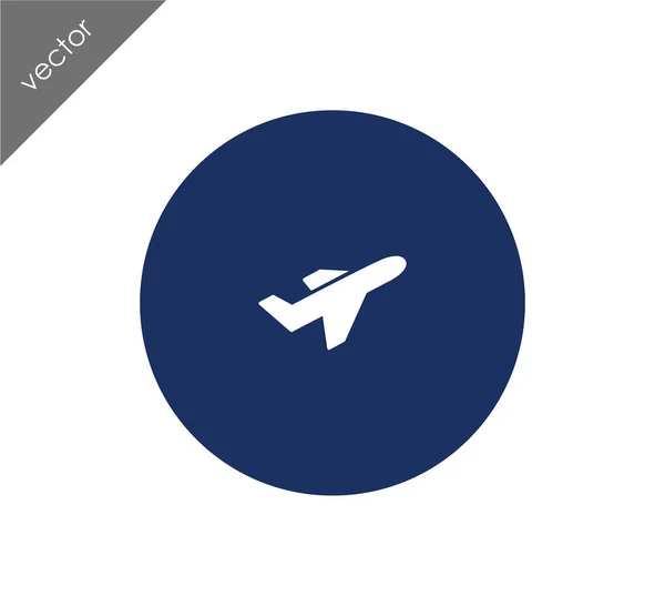 Airplane icon illustration — Stock Vector