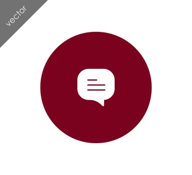 Metin balonu simgesinin