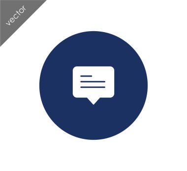 Metin balonu simgesinin